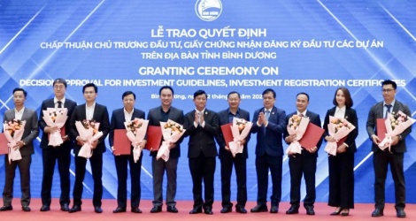 Bình Dương đón 23 dự án đầu tư “xông đất” đầu năm 2025 với tổng vốn 1,7 tỷ USD