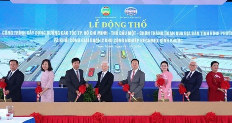 Động thổ cao tốc TP.HCM - Thủ Dầu Một - Chơn Thành đoạn qua Bình Phước