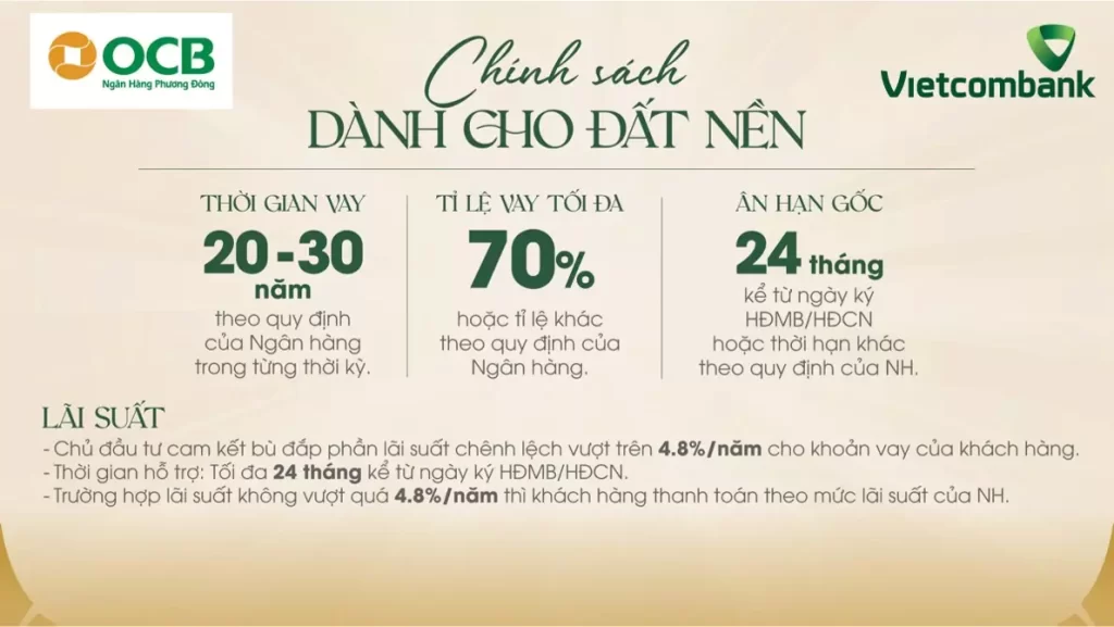 Chính sách vay ngân hàng giành cho khách hàng có nhu cầu vay vốn mua sản phẩm