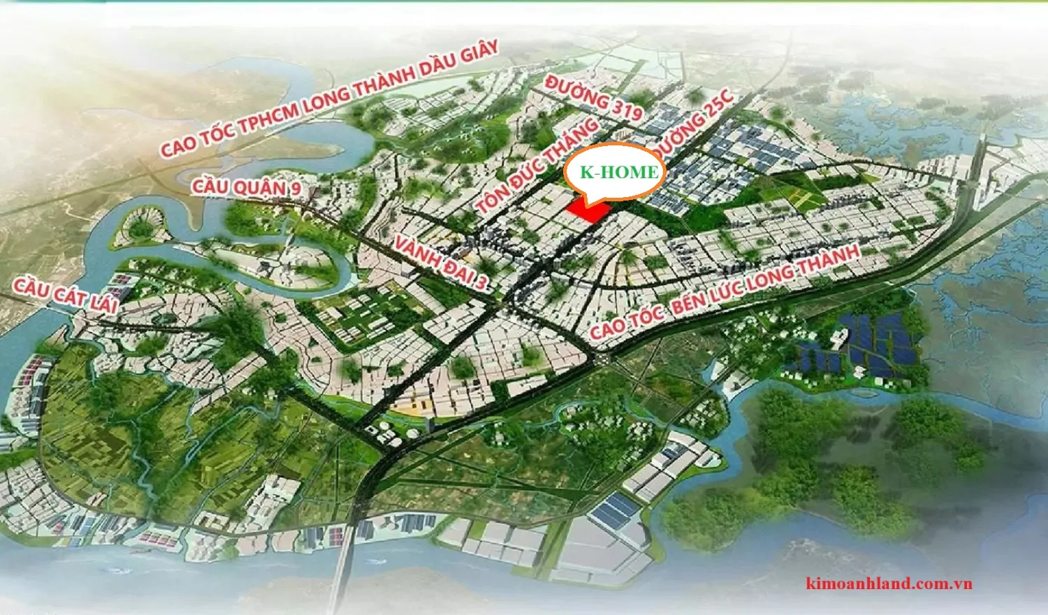 Vị trí dự án K-Home Avenue trên bản đồ