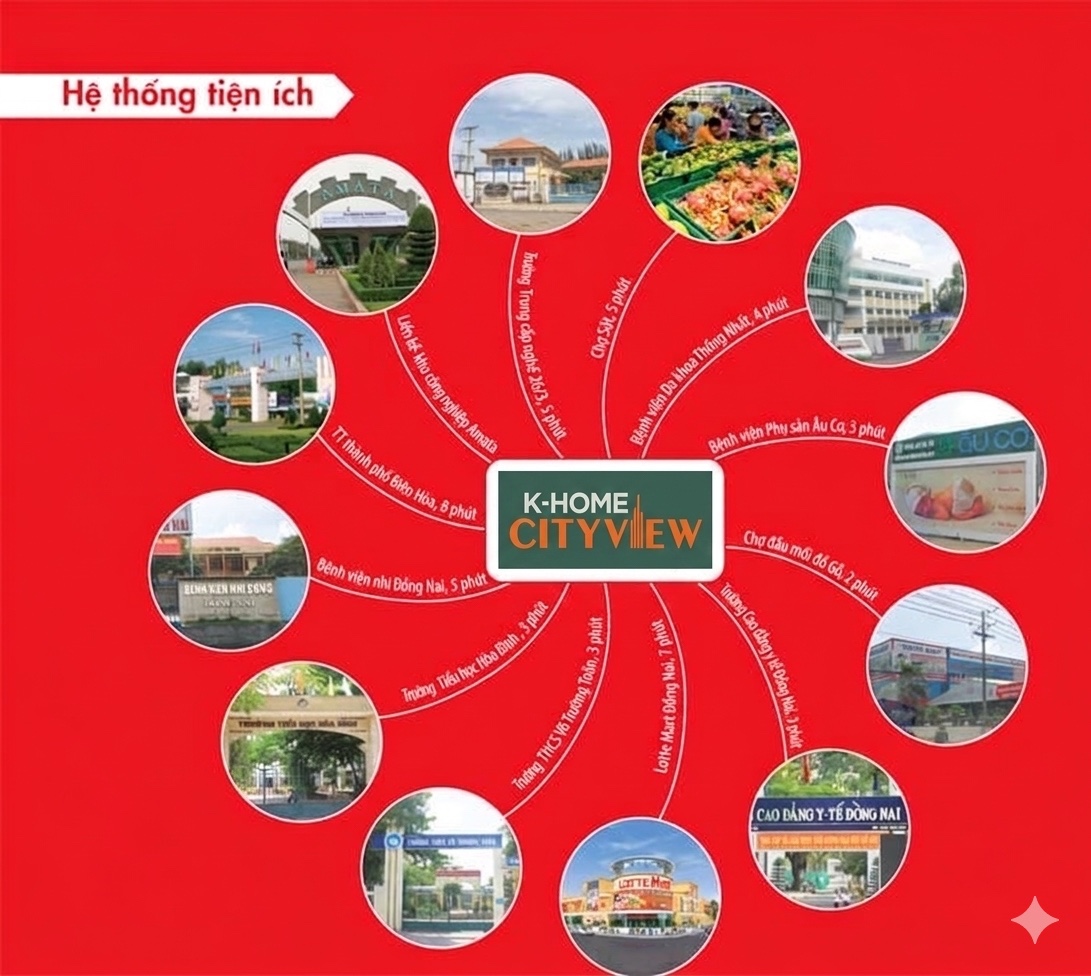 Tiện ích ngoại khu K-Home Cityview