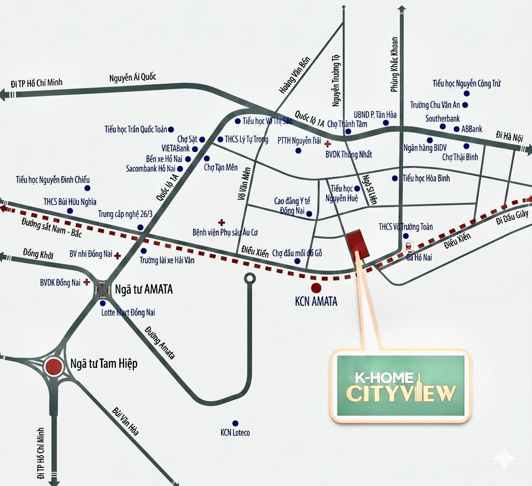Vị trí dự án K-Home CityView