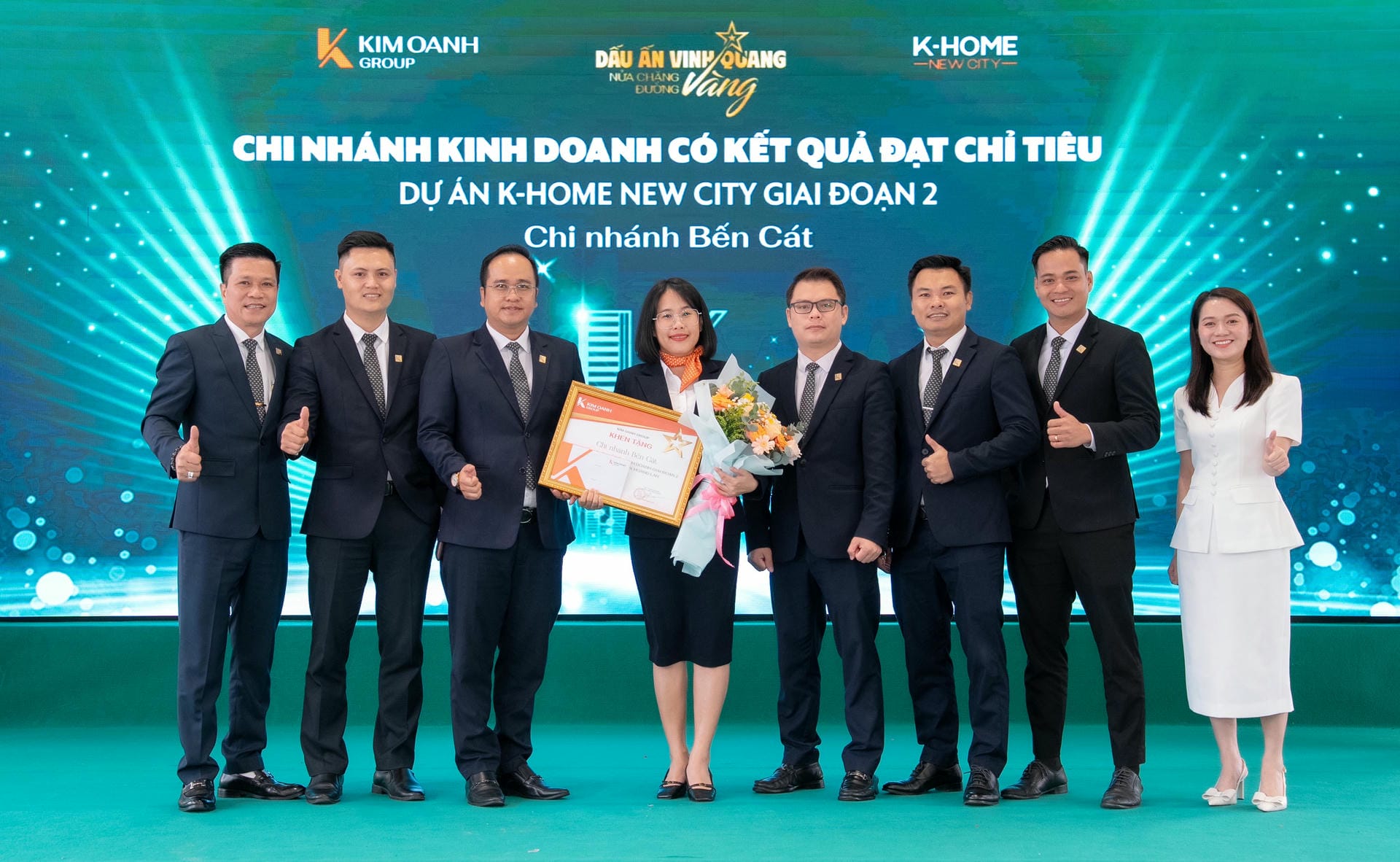 Chi nhánh Bến Cát đã xuất sắc đạt chỉ tiêu kinh doanh dự án K-Home New City giai đoạn 2