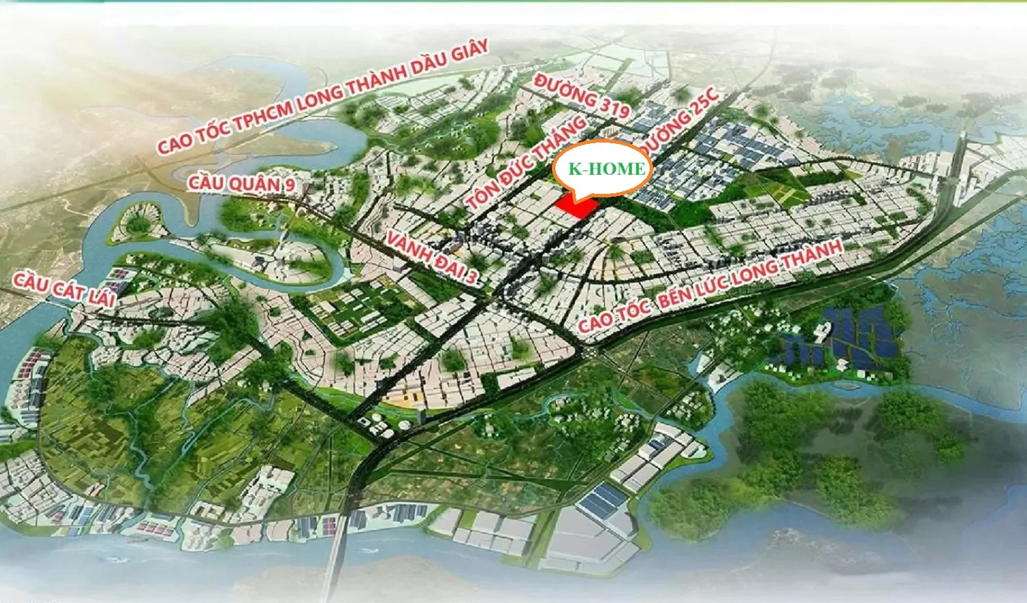 Vị trí dự án K-Home Avenue trên bản đồ